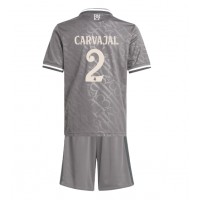 Camiseta Real Madrid Daniel Carvajal #2 Tercera Equipación para niños 2024-25 manga corta (+ pantalones cortos)